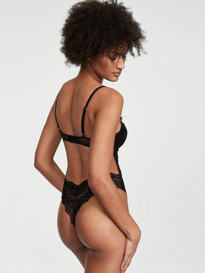 Wicked Unlined Lace-Up Teddy