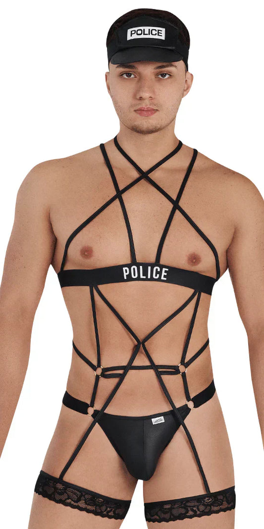 Candyman Police Costume Outfit Black