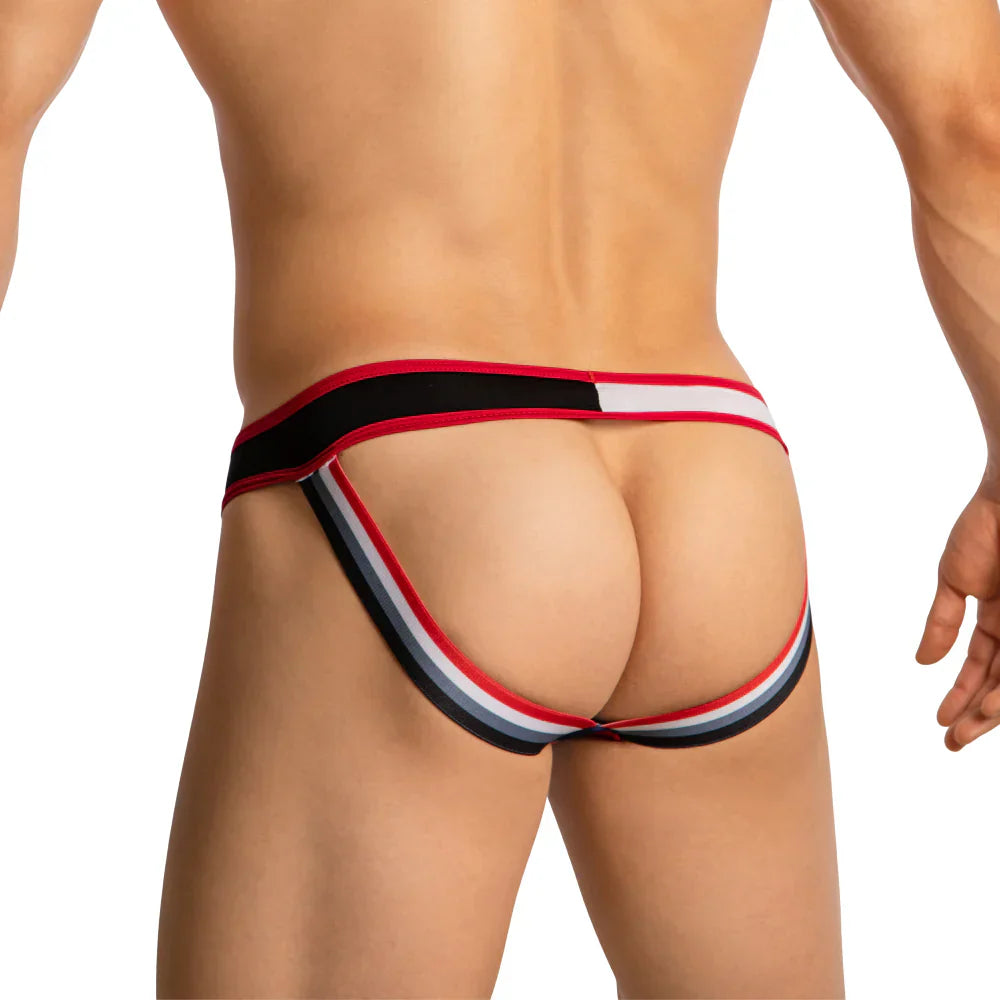 PROVOCATIVE REAR EXPOSING JOCKSTRA