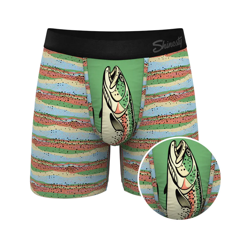 The Trout Of The Blue Trout Skin Ball Hammock Pouch Underwear