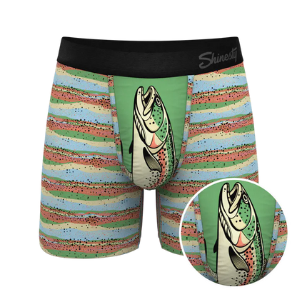 The Trout Of The Blue Trout Skin Ball Hammock Pouch Underwear