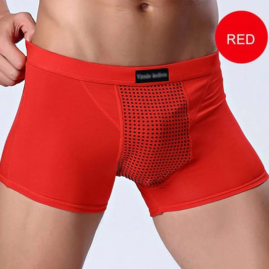 Men's 1pack Underwear Basic Panties Boxers Underwear Briefs Nylon Antibacterial Leak Proof Letter Low Waist