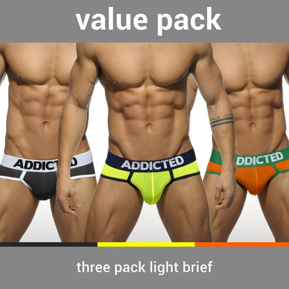 Pack of 3 Light Brief