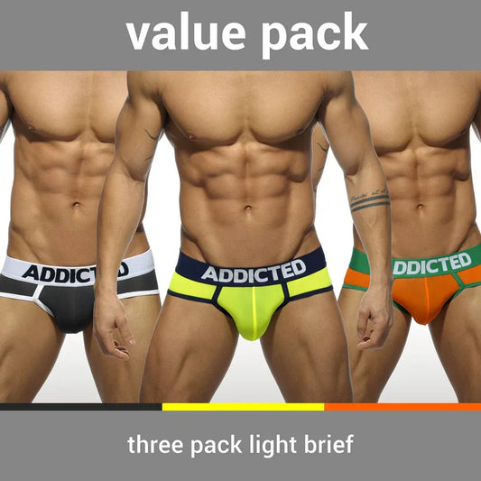 3Pack Briefs  Made of 80% polyamide 15% elastan and 5% cotton