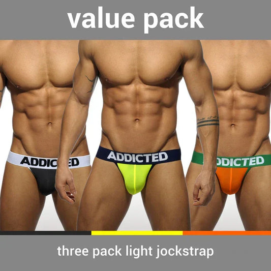 Pack Of 3 Light Jockstrap