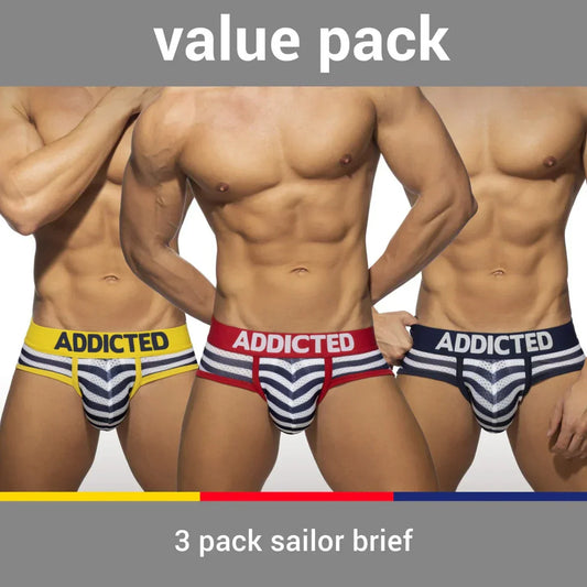 Pack of 3  sailor brief