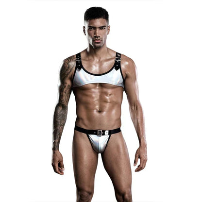 Sexy Reflective Gay Club Wear Outfit