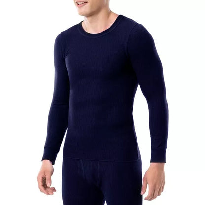 Mens 100% Cotton Top & Bottom 2PC Set Waffle Knit Thermal Long Johns Underwear