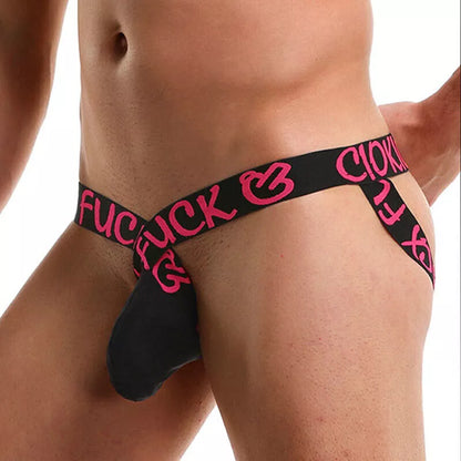 Sexy Mens Thongs Gay Underwear Jockstrap Panties Low-rise Pouch Tanga Jock Strap